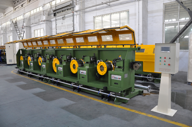 Picture of Synchronous rough drawing machine green and yellow-front
